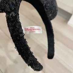 ディズニー　ミッキーカチューシャ　スパンコールの画像