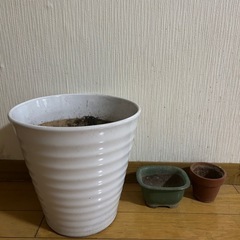 陶器花鉢3点