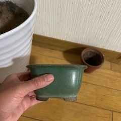 陶器花鉢3点の画像