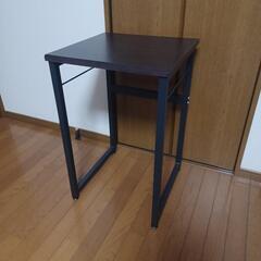 ナカバヤシ デスク オフィスデスク 450×450mm ダーク木目