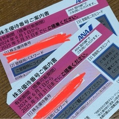 ANA 全日空　株主優待券 