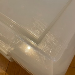 SANIDEA コロ付きベッド下収納ケース ロング 3個セットの画像