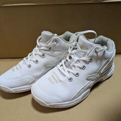 エスエーギアSAGEARジュニア用バスケットシューズ　20cm　ホワイトの画像