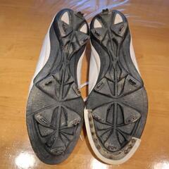 野球　スパイクとベルトの画像