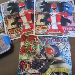 戦隊モノ　仮面ライダー　ゴーバスターズ　弁当箱　ハンカチの画像