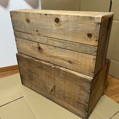 【お取引予定者決まりました】【0円】りんご箱の画像