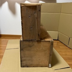 【お取引予定者決まりました】【0円】りんご箱の画像