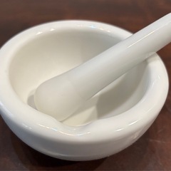新品未使用 磁製 乳鉢 乳棒 外径9cm 1セット