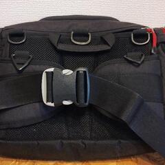 RSタイチ RSB268 ヒップバッグ(L) ブラック/レッド 10L レインカバー付属の画像