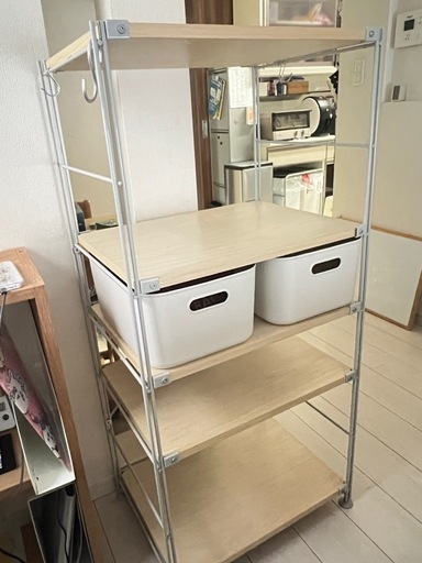 無印 スチールユニットシェルフ(ワードローブ) (あゆ) 日比野の