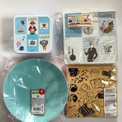 ピクニックセット（ペーパーナプキン&プレート＆コンテナ）
