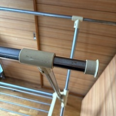 【お譲り先決定】伸張式　洗濯物干しラック　物干し竿　の画像