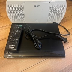 CDプレイヤー&DVDプレイヤー(セット)