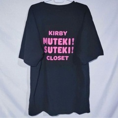 【未使用】カービィ×GUコラボTシャツ　ブラックの画像