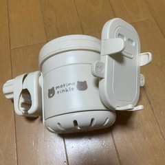 ベビーカー　　スマホドリンクホルダー