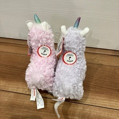 アルパカ　ぬいぐるみ　2体セットの画像