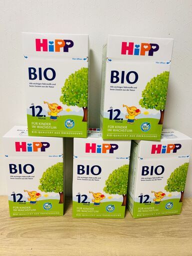5個 x 600g HiPP ヒップ BIO オーガニック 粉ミルク 幼児用 12 5個 x 600g HiPP ヒップ BIO オーガニック 粉ミルク 幼児用 12