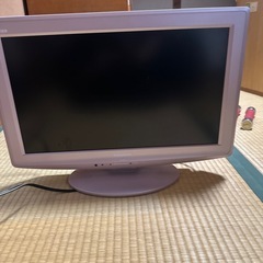 早く売りたい！AQUOS小型液晶TV♡ピンクTV台付き ピンク 液晶テレビ(テレビ)の中古が安い！激安で譲ります・無料