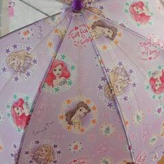 値下げ↕️女の子/キッズ/子供用/ディズニープリンセス/傘/雨具/50㎝の画像