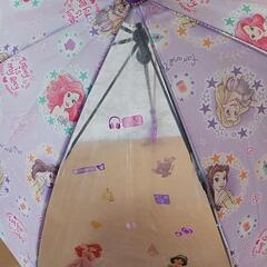 値下げ↕️女の子/キッズ/子供用/ディズニープリンセス/傘/雨具/50㎝の画像