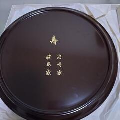 丸盆　春慶　手まり詩の画像