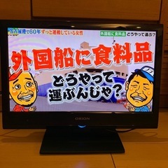 おまけ付き/19型地デジ液晶テレビ