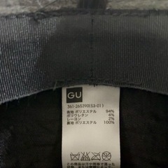 グレー中折れ帽【男女兼用】使用頻度少の画像