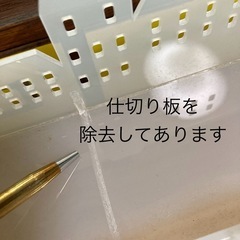 デスクトップオーガナイザー　acrylic desktop organizer frost white 卓上　文具　タブレットスタンド　小物収納の画像