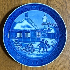 2005年　ロイヤルコペンハーゲン Royal Copenhagen イヤープレートの画像