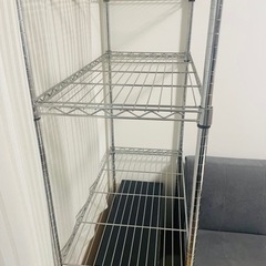 【格安】スチールラック&カラーボックス(黒)の画像