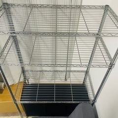 【格安】スチールラック&カラーボックス(黒)の画像