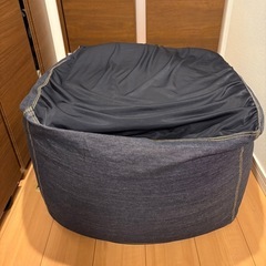 【MUJI 無印良品】体にフィットするソファ 大　（綿デニムカバ...