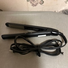ミニコテ　ヘアアイロン　 Panasonic EH-HV19-K BLACKの画像