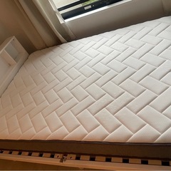 決定しました【美品】セミダブルベッド