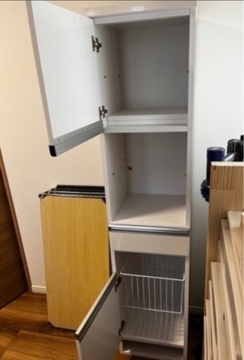 定価3万円 ランドリーラック ホワイト 鏡面仕上げ✨国内生産