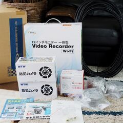 お値下げしました！未使用！塚本無線　防犯カメラ 屋外・屋内 モニ...