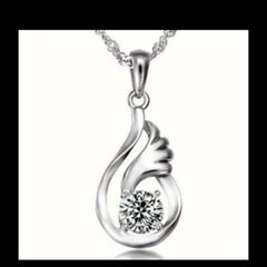 j→→→m43-6/天使の翼ブリリアントペンダントネックレス01の画像