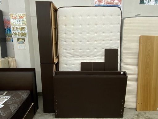 【愛品館 江戸川店 】 引き出し付き セミダブルベッド NITORI（ニトリ）