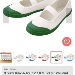 上履き　バレエシューズ　幅広　　26cm