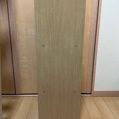 ウッド調　3段カラーボックスの画像