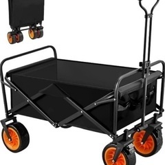 お値下げしました。【新品】キャリーワゴン 耐荷重150kg 大容...