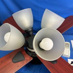【動作保証あり】plus more 2017年 BIG-101 シーリングファン ウィンダブル 4灯【管理KRK1070】の画像