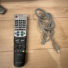 シャープ　テレビ　32型　2010年製の画像