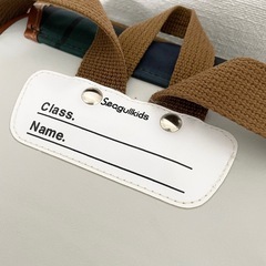 幼稚園　通園バッグ　リュック　タータンチェックの画像