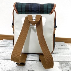 幼稚園　通園バッグ　リュック　タータンチェックの画像