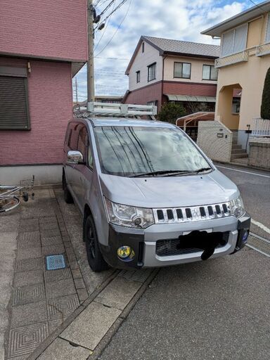 三菱デリカD5 純正　ヘビーデューティ　ルーフキャリア