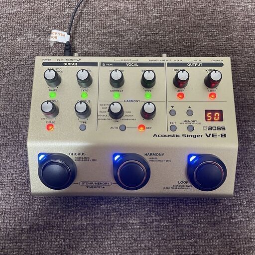 BOSS Acoustic Singer VE-8 ボス エフェクター アコースティック BOSS Acoustic Singer VE-8 ボス エフェクター アコースティック