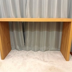 シンプルデスク 120cm×40cm ビサージュ ナチュラル カ...