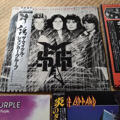 洋楽  レコード  7枚セット  ヘビメタ  ハードロックの画像