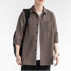 新品 メンズ 長袖シャツの画像